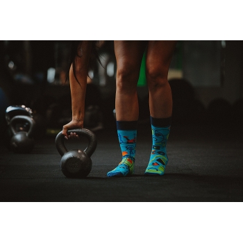 Kolorowe skarpetki Spox Sox Fitness